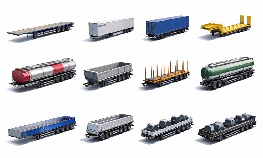 All trailers unlocked in game garage