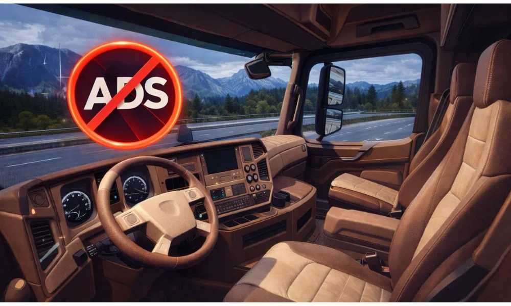 add-free truck driving gameplay