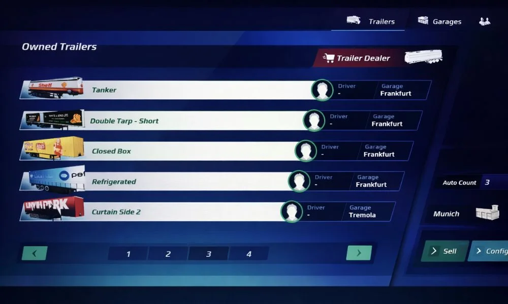 trailer customization options in gameplay