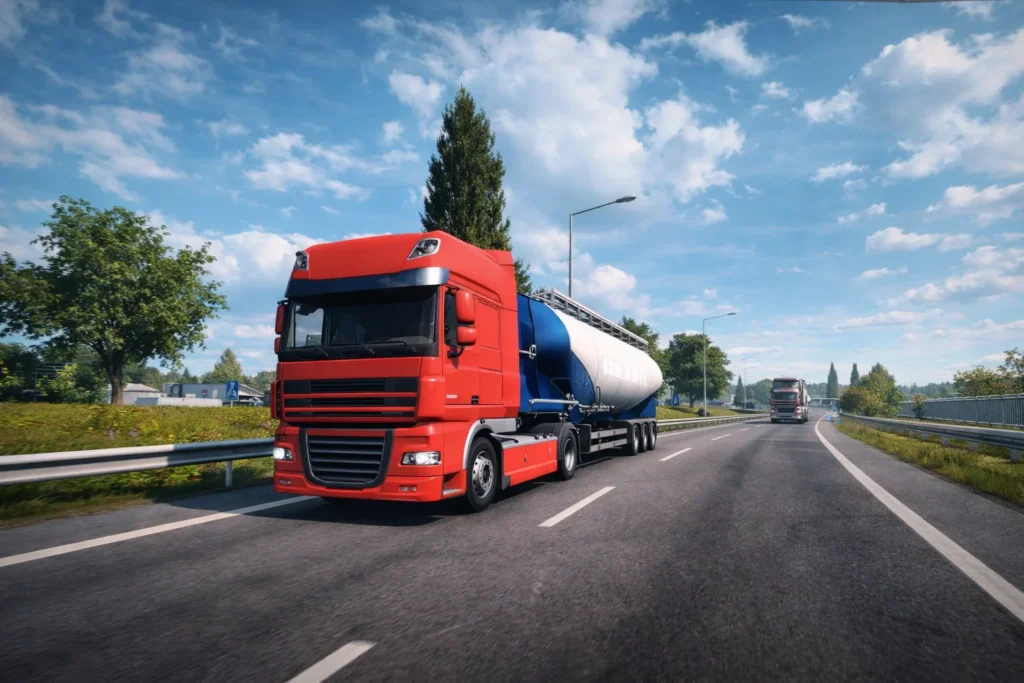 truckers of europe 3 game intro screen